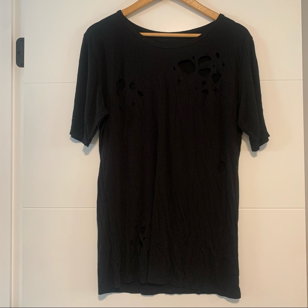 Boohoo | Distressed Tee Shirt